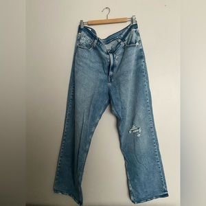 Gap brand High rise cotton 90s loose Jeans size 34